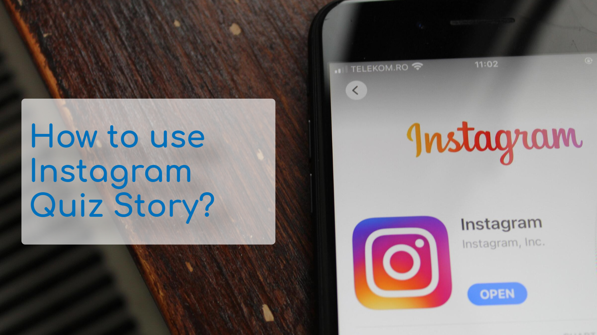 Instagram Quiz Story