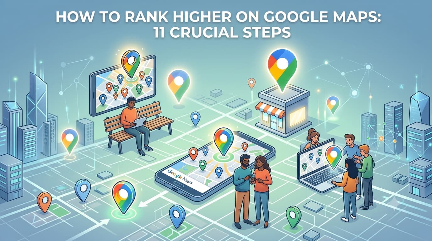 How to Rank Higher on Google Maps blog article featured image